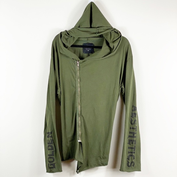 Golden Aesthetic Other - Golden Aesthetic Black Label Mens Hooded Zip Top